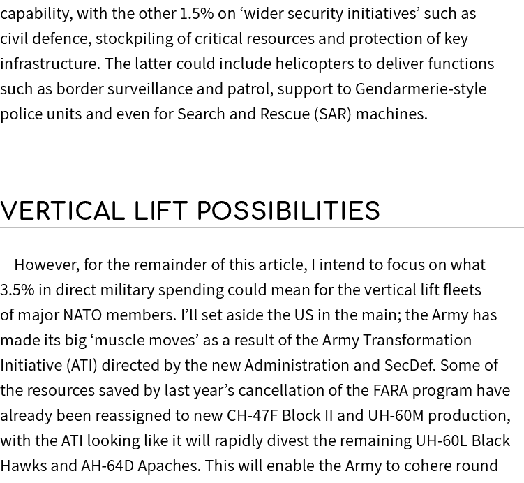 capability, with the other 1.5% on ‘wider security initiatives’ such as civil defence, stockpiling of critical resour...