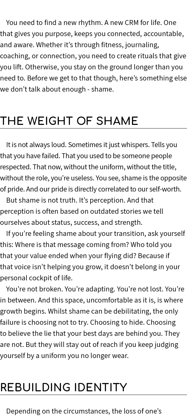 You need to find a new rhythm. A new CRM for life. One that gives you purpose, keeps you connected, accountable, and ...