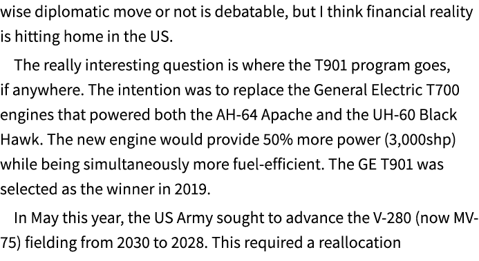 wise diplomatic move or not is debatable, but I think financial reality is hitting home in the US. The really interes...