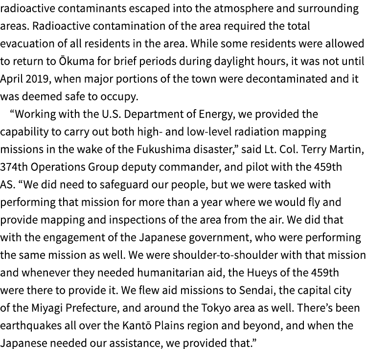 radioactive contaminants escaped into the atmosphere and surrounding areas. Radioactive contamination of the area req...