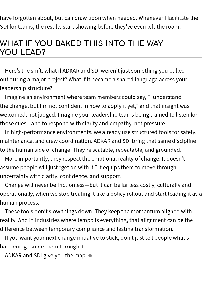 have forgotten about, but can draw upon when needed. Whenever I facilitate the SDI for teams, the results start showi...