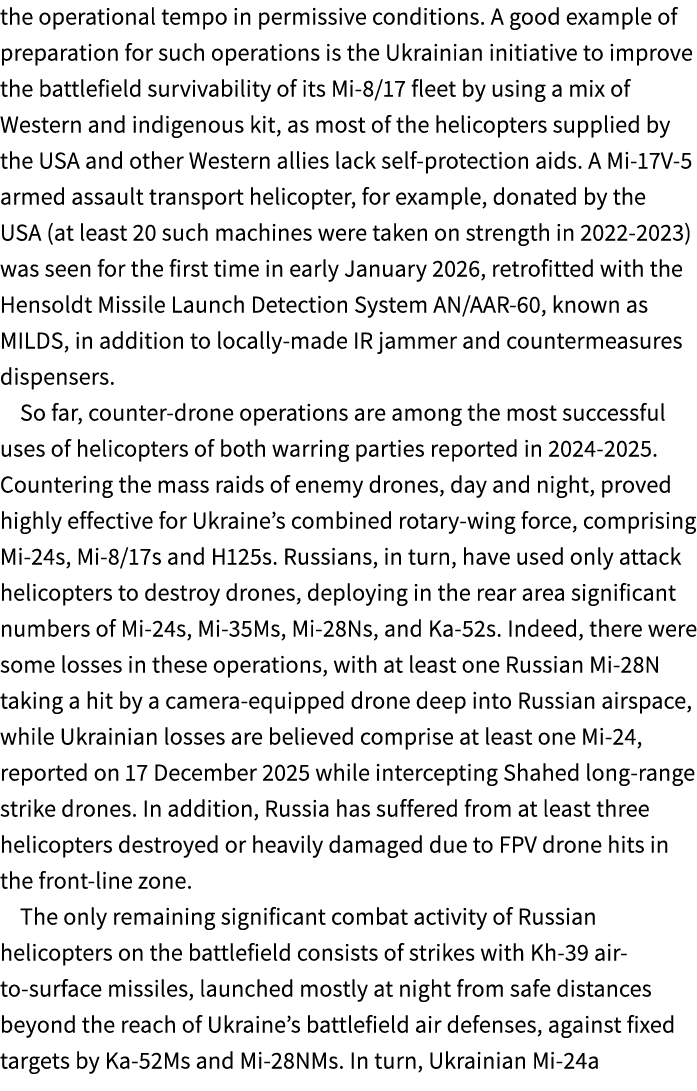the operational tempo in permissive conditions. A good example of preparation for such operations is the Ukrainian in...