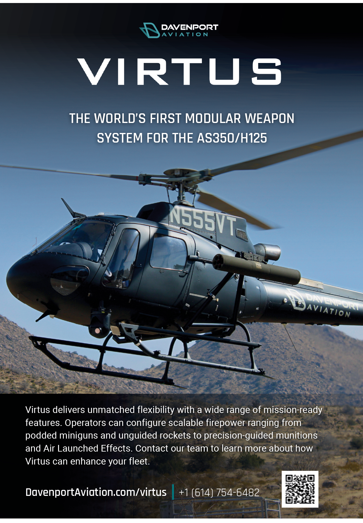 A helicopter is shown in the air with a mountain in the background. AI generated content