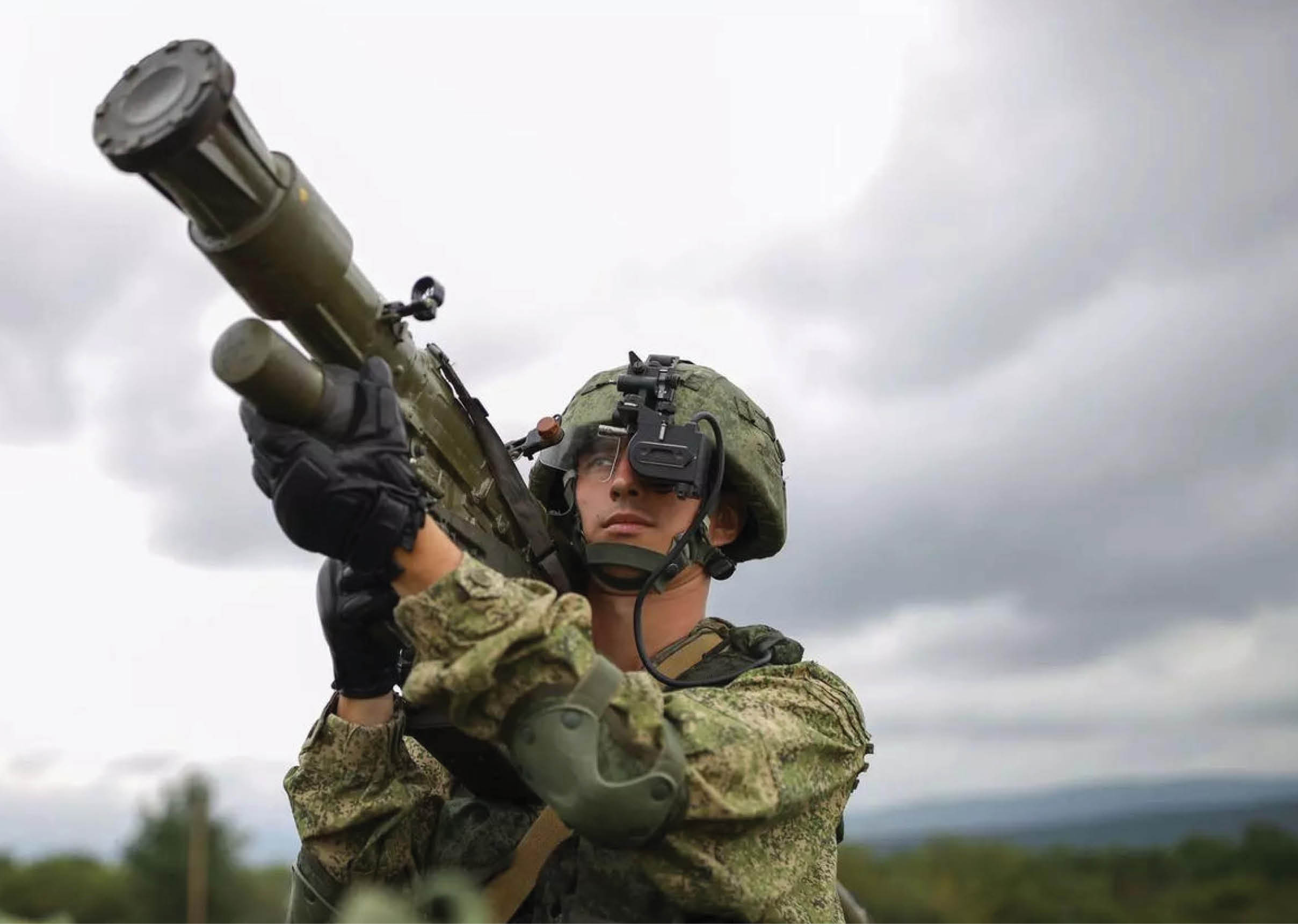 A man in a military uniform is holding a large gun. AI generated content