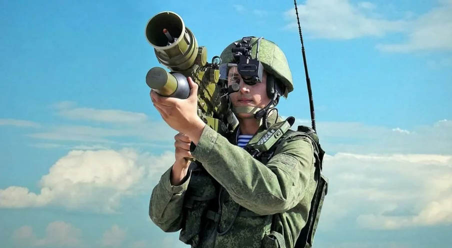 A person in a military uniform is holding a gun. AI generated content