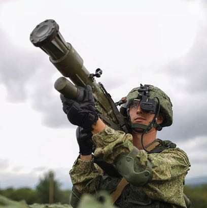 A man in a military uniform is holding a large gun. AI generated content
