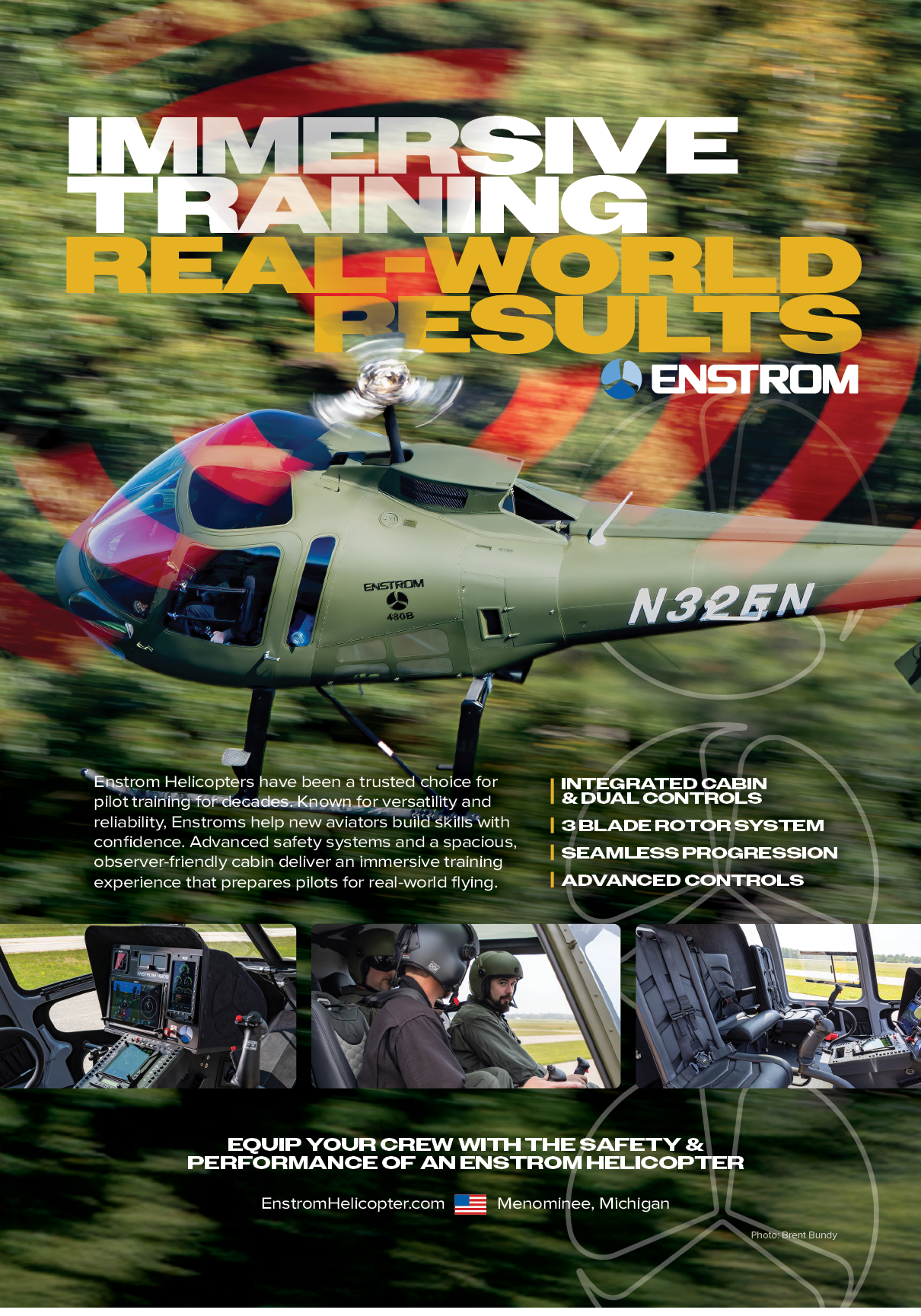 A helicopter with a man inside. Description generated by AI