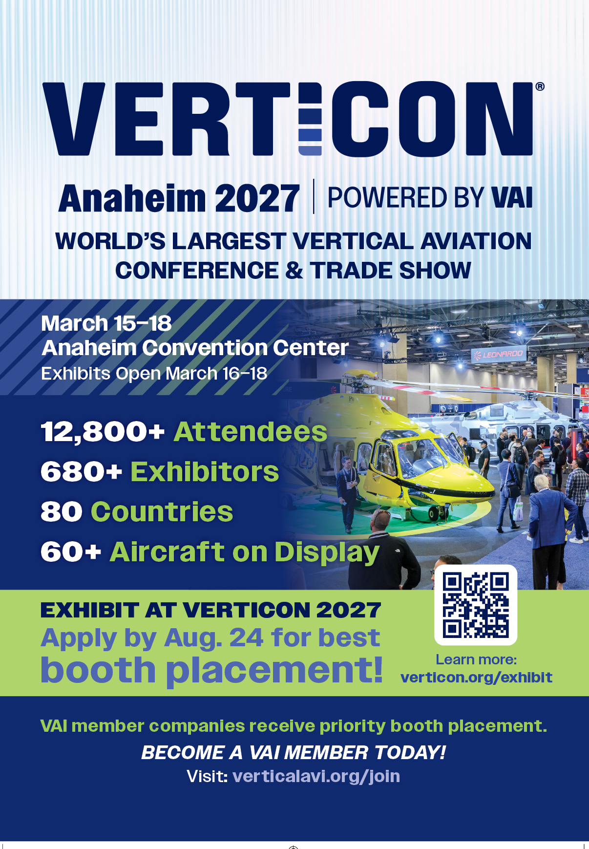 A flyer for Verticon 2022. Description generated by AI