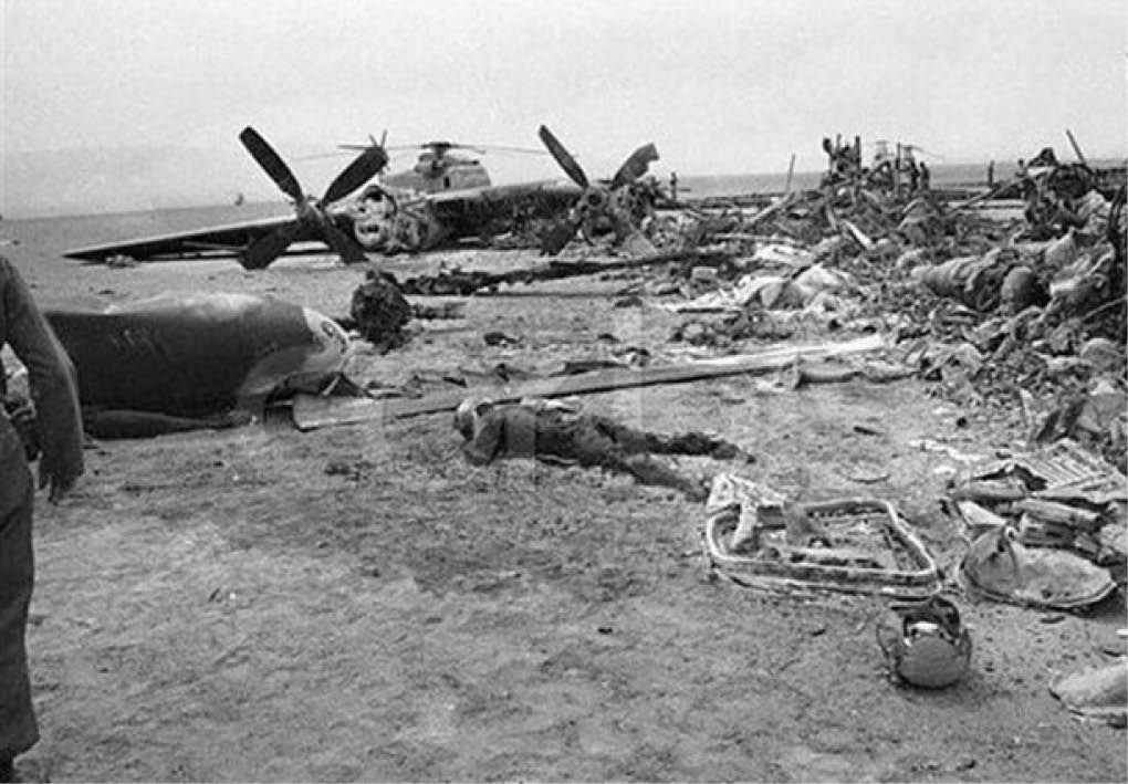 A plane crash site with a nude figure lying on the ground. AI generated content