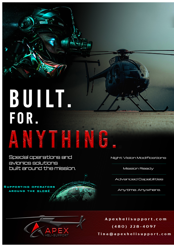 A poster advertising a helicopter company. Description generated by AI