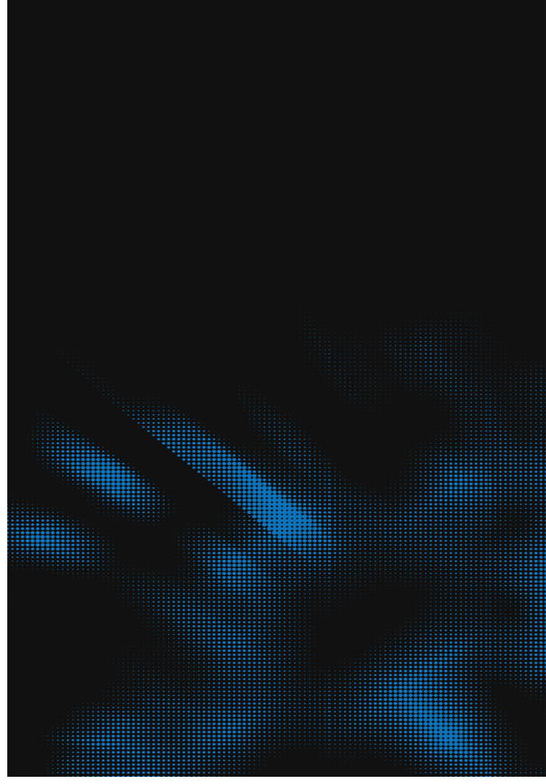 A blue and black image with a blue background. Description generated by AI
