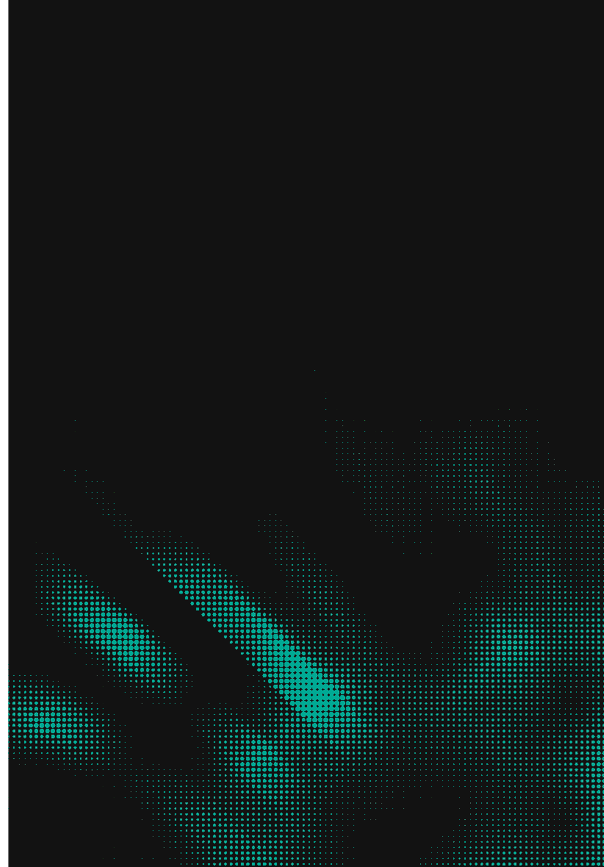 A blue and green image of a hand. AI generated content