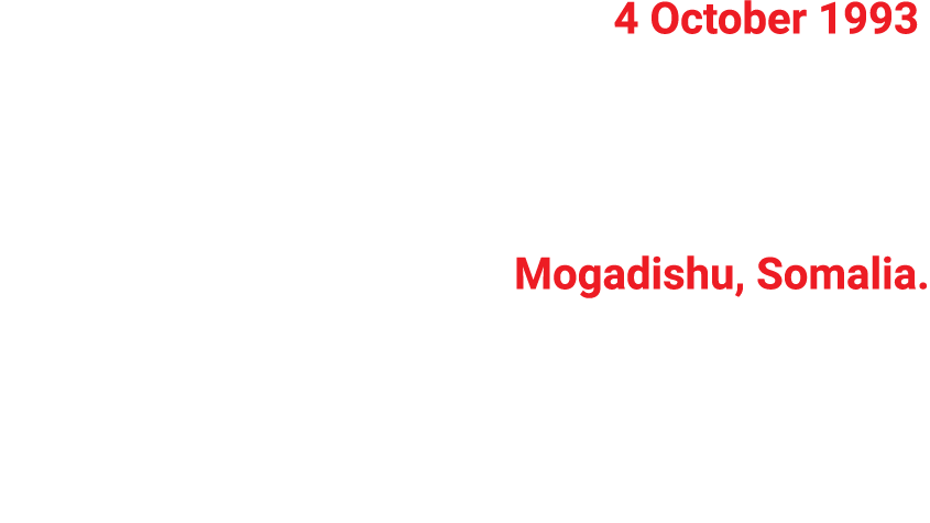 On the morning of 4 October 1993, a mechanic watched as his AH 6J light attack helicopter landed outside of the Task ...