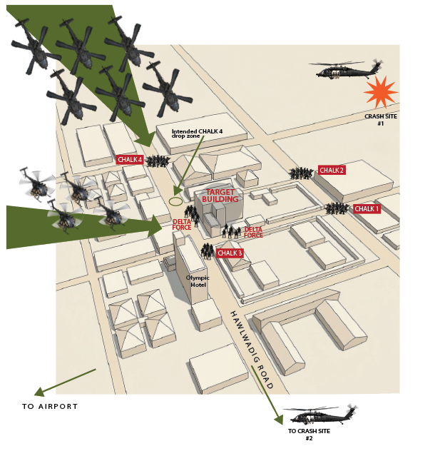 A map of a city with a helicopter flying over it. Description generated by AI