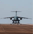 A plane is on the runway. Description generated by AI