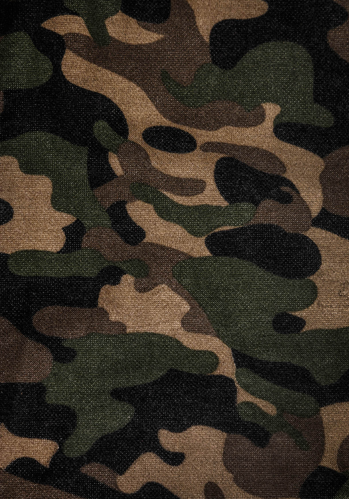 Texture of a camouflage fabric