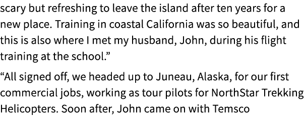 scary but refreshing to leave the island after ten years for a new place. Training in coastal California was so beaut...