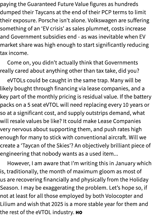 paying the Guaranteed Future Value figures as hundreds dumped their Taycans at the end of their PCP terms to limit th...