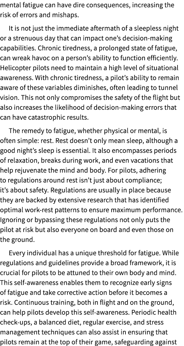 mental fatigue can have dire consequences, increasing the risk of errors and mishaps. It is not just the immediate af...