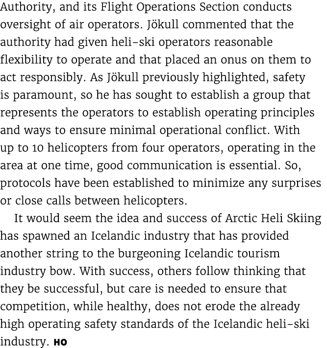 Authority, and its Flight Operations Section conducts oversight of air operators. J kull commented that the authority...