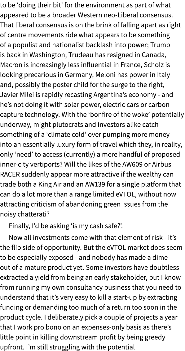 to be ‘doing their bit’ for the environment as part of what appeared to be a broader Western neo Liberal consensus. T...
