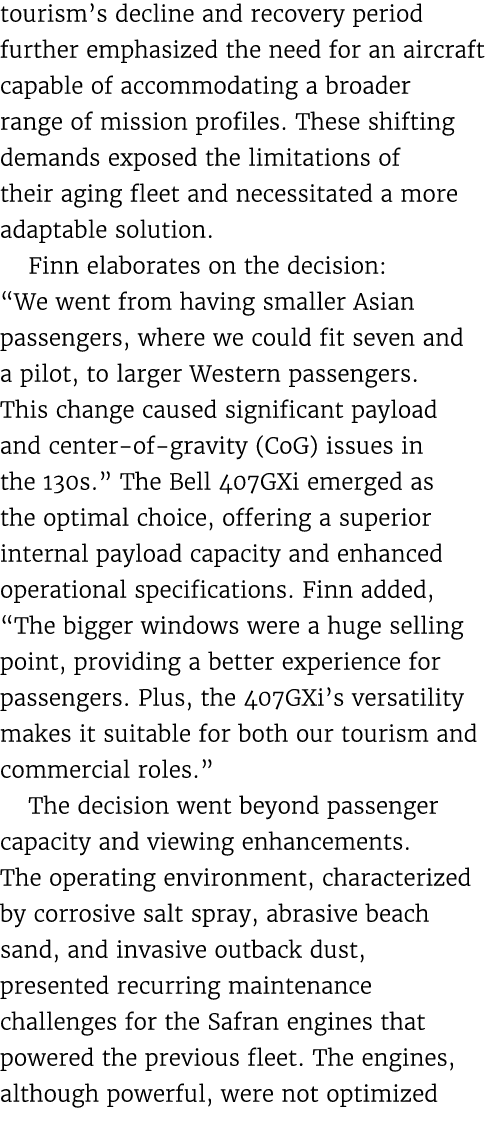 tourism’s decline and recovery period further emphasized the need for an aircraft capable of accommodating a broader ...