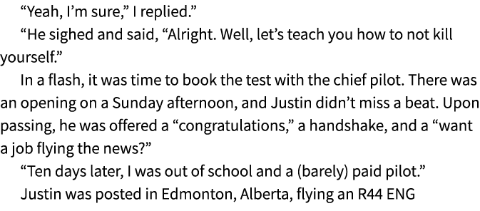 “Yeah, I’m sure,” I replied.” “He sighed and said, “Alright. Well, let’s teach you how to not kill yourself.” In a fl...