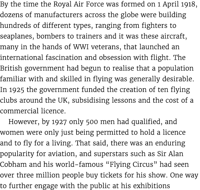 By the time the Royal Air Force was formed on 1 April 1918, dozens of manufacturers across the globe were building hu...