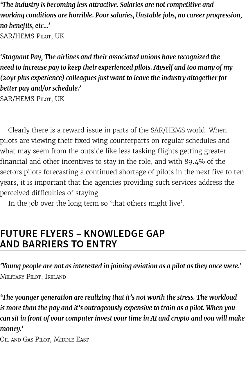 ‘The industry is becoming less attractive. Salaries are not competitive and working conditions are horrible. Poor sal...