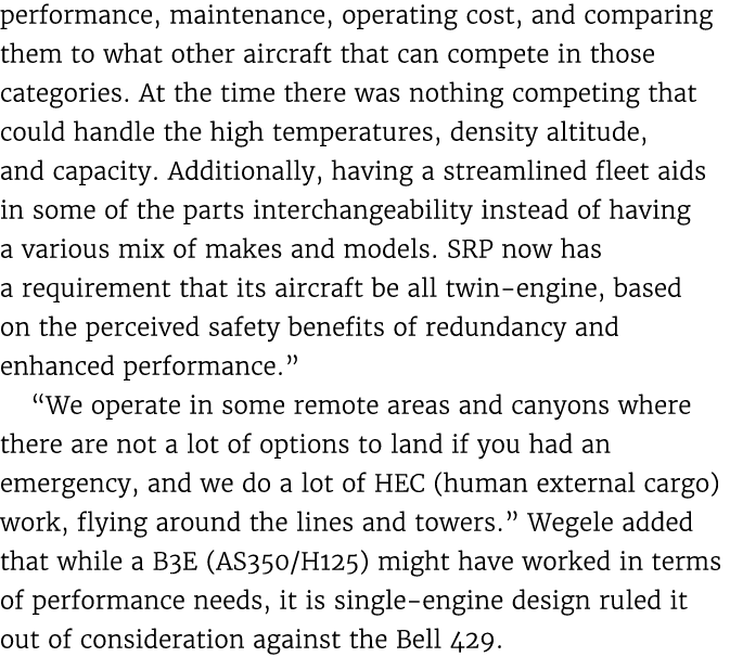 performance, maintenance, operating cost, and comparing them to what other aircraft that can compete in those categor...