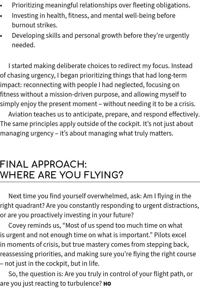 • Prioritizing meaningful relationships over fleeting obligations. • Investing in health, fitness, and mental well be...