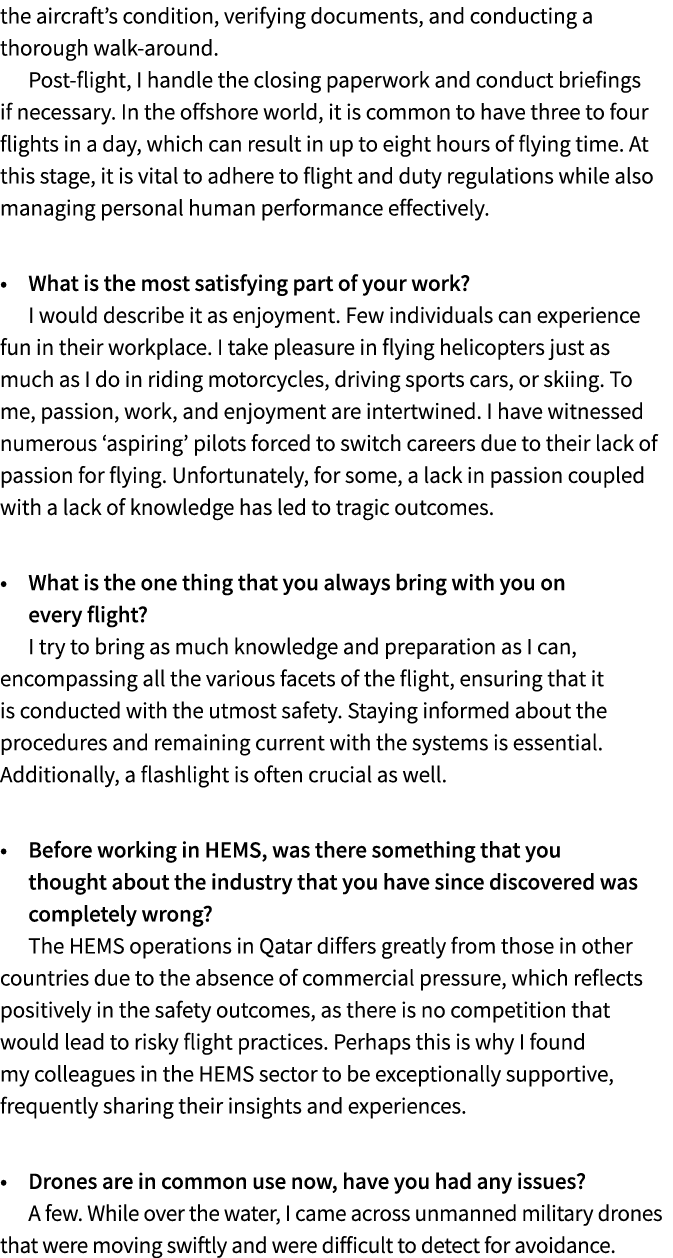 the aircraft’s condition, verifying documents, and conducting a thorough walk around. Post flight, I handle the closi...