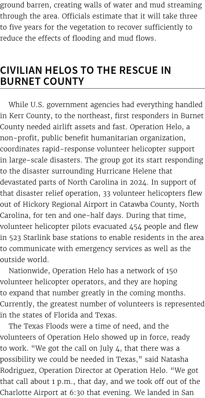 ground barren, creating walls of water and mud streaming through the area. Officials estimate that it will take three...