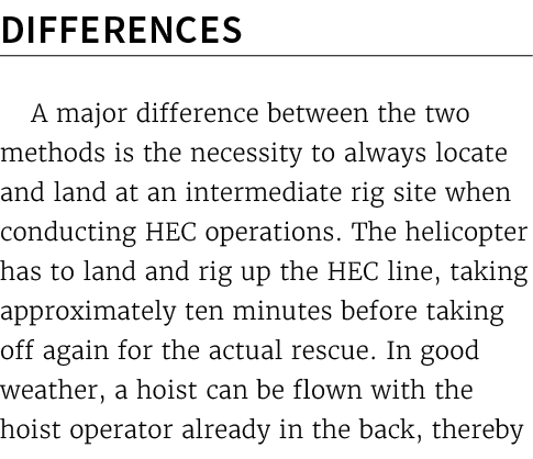 Differences A major difference between the two methods is the necessity to always locate and land at an intermediate ...