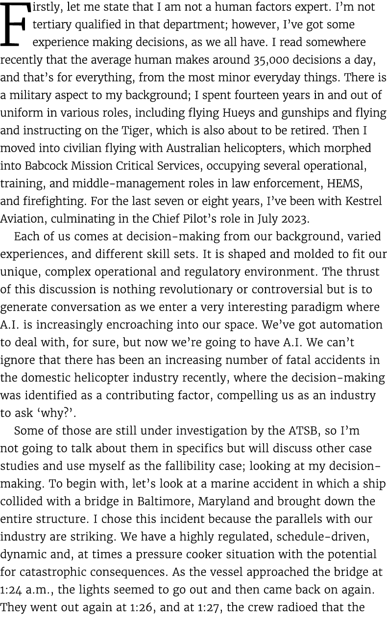 Firstly, let me state that I am not a human factors expert. I’m not tertiary qualified in that department; however, I...