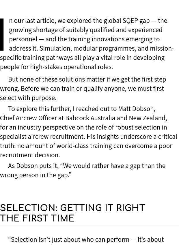 In our last article, we explored the global SQEP gap — the growing shortage of suitably qualified and experienced per...