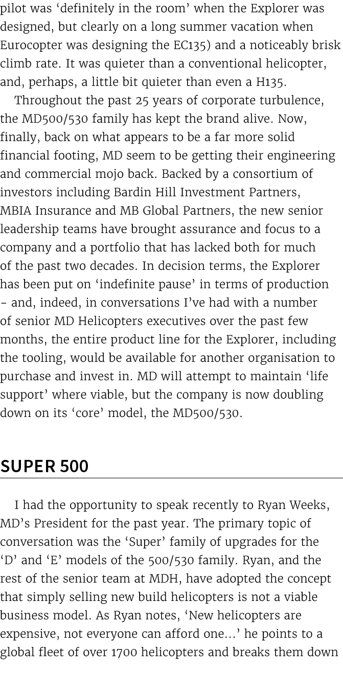 pilot was ‘definitely in the room’ when the Explorer was designed, but clearly on a long summer vacation when Eurocop...
