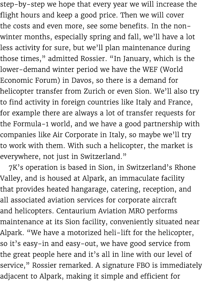 step by step we hope that every year we will increase the flight hours and keep a good price. Then we will cover the ...