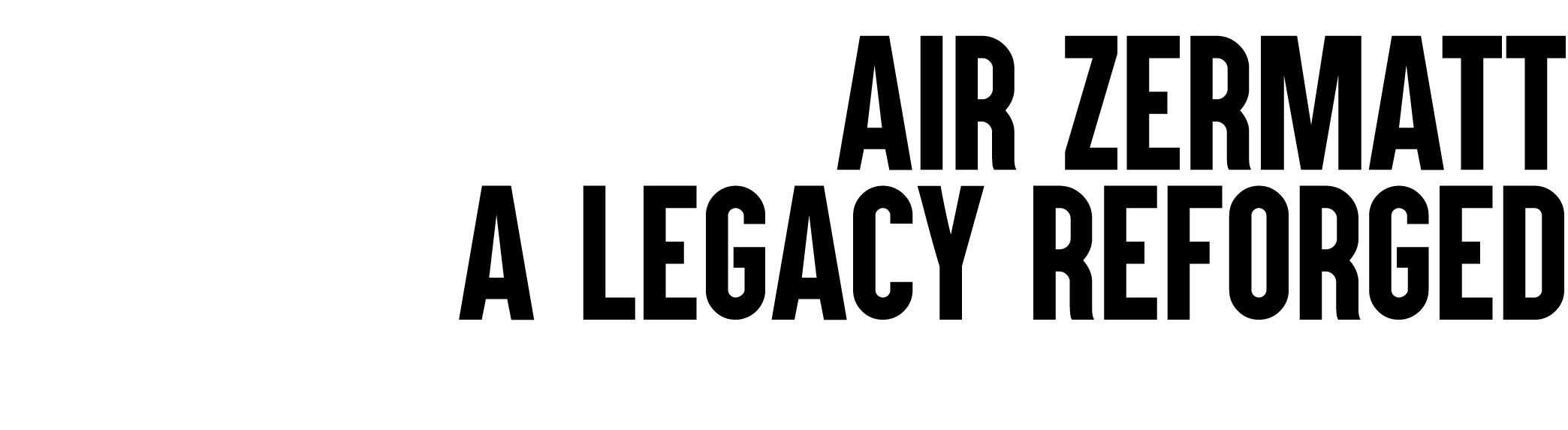 Air Zermatt A Legacy Reforged