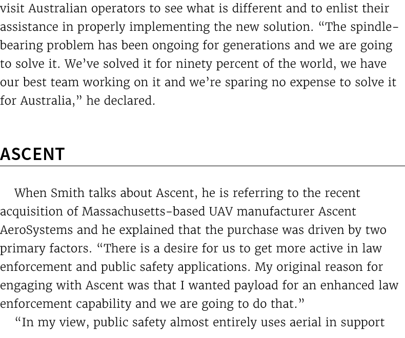 visit Australian operators to see what is different and to enlist their assistance in properly implementing the new s...