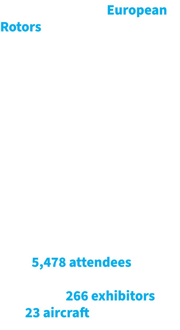 The fifth edition of European Rotors returned to the Koelnmesse Convention Centre in Cologne, Germany, the location o...