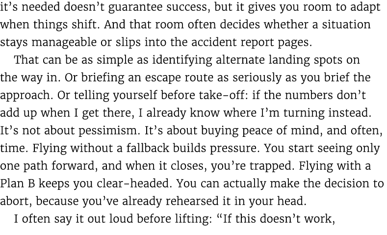 it’s needed doesn’t guarantee success, but it gives you room to adapt when things shift. And that room often decides ...