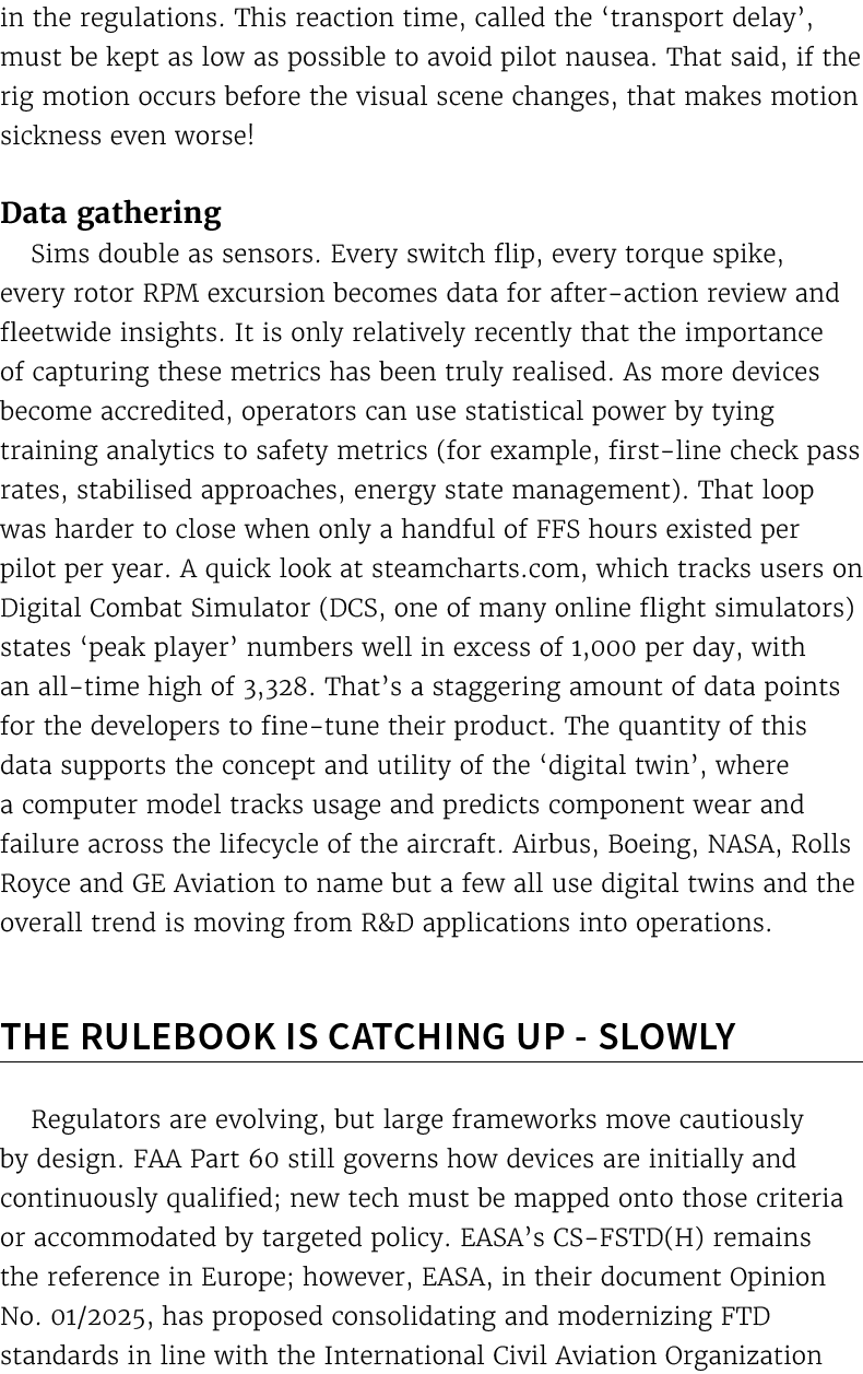 in the regulations. This reaction time, called the ‘transport delay’, must be kept as low as possible to avoid pilot ...
