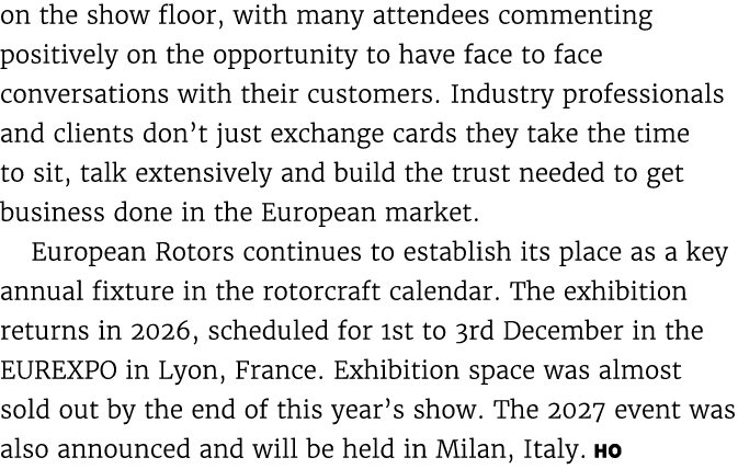 on the show floor, with many attendees commenting positively on the opportunity to have face to face conversations wi...