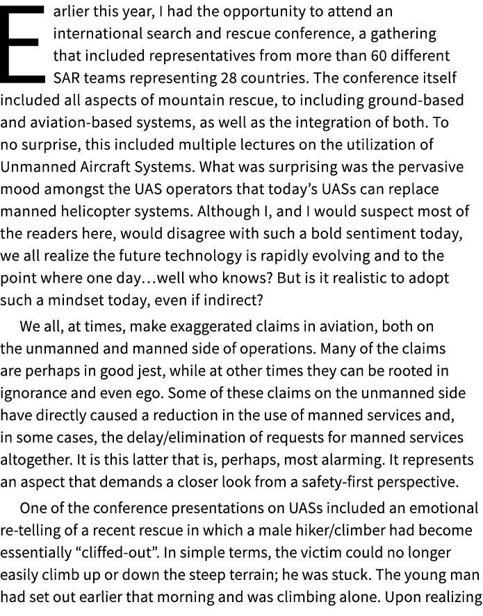 Earlier this year, I had the opportunity to attend an international search and rescue conference, a gathering that in...