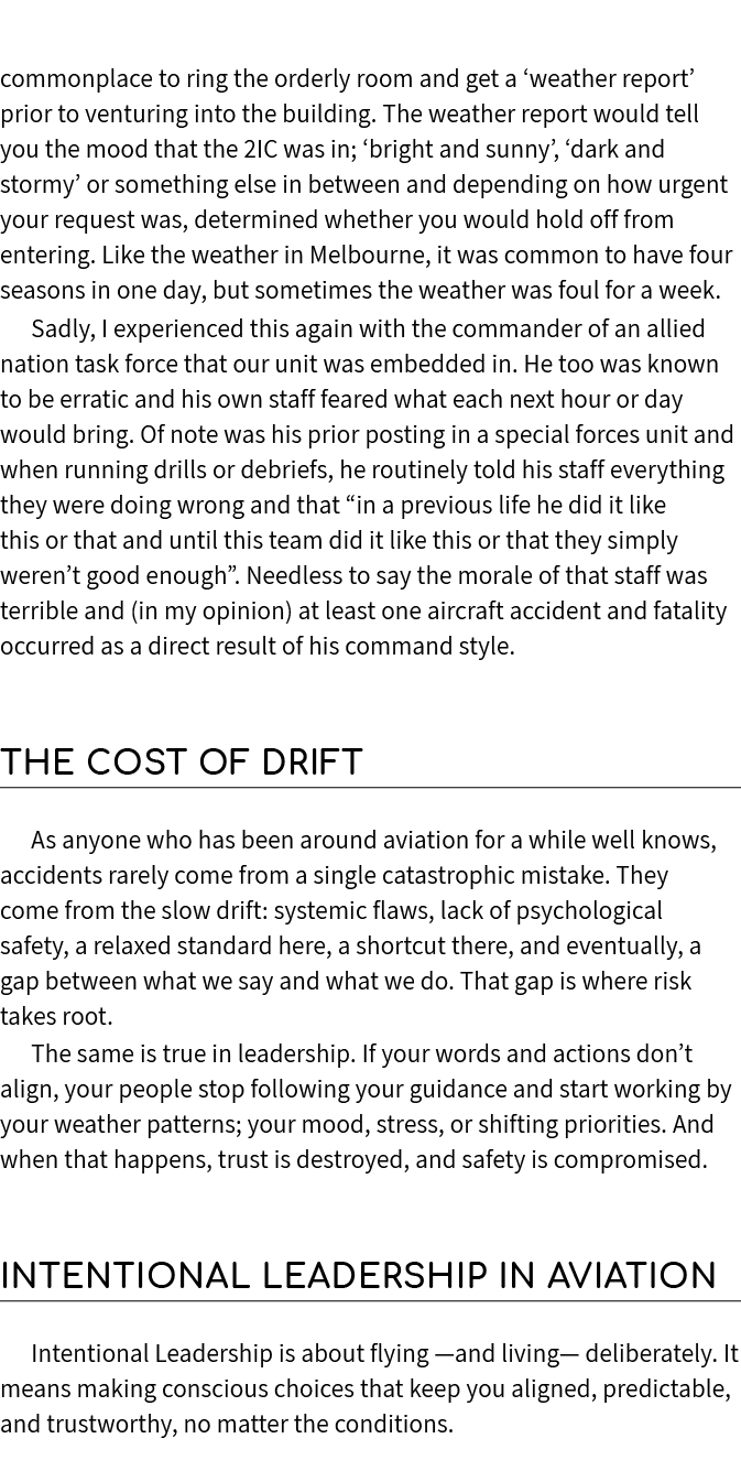 commonplace to ring the orderly room and get a ‘weather report’ prior to venturing into the building. The weather rep...