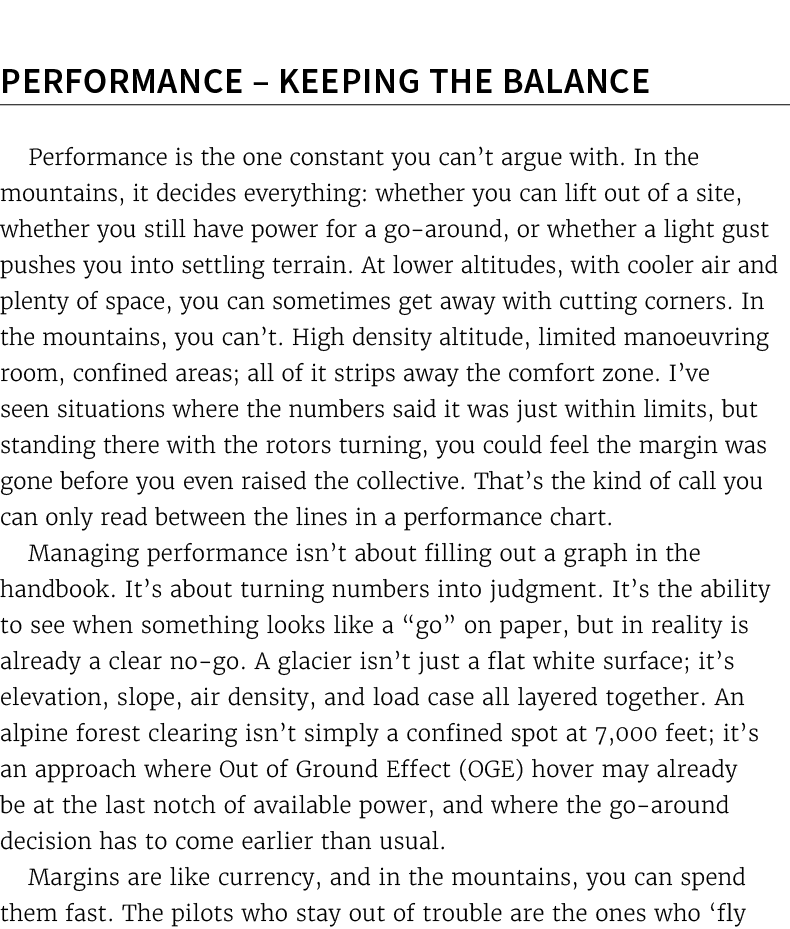 Performance – Keeping the Balance Performance is the one constant you can’t argue with. In the mountains, it decides ...