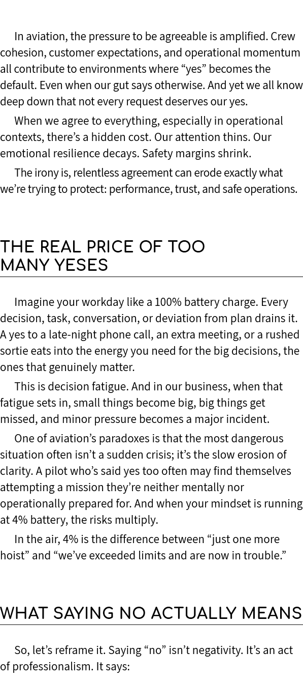 In aviation, the pressure to be agreeable is amplified. Crew cohesion, customer expectations, and operational momentu...