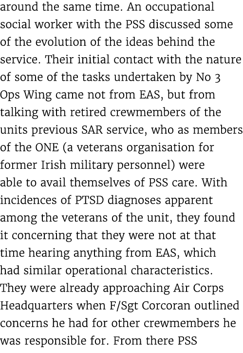 around the same time. An occupational social worker with the PSS discussed some of the evolution of the ideas behind ...