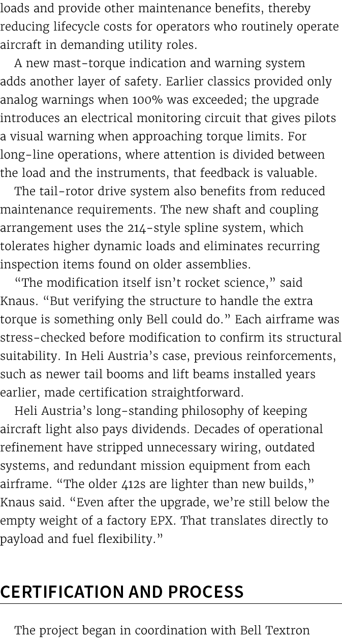 loads and provide other maintenance benefits, thereby reducing lifecycle costs for operators who routinely operate ai...